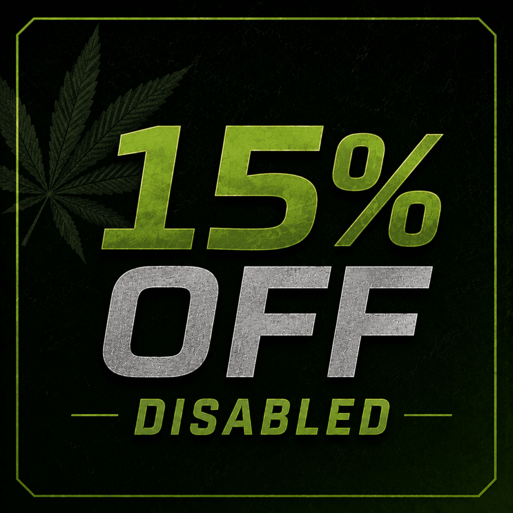 15% off for customers with disabilities.