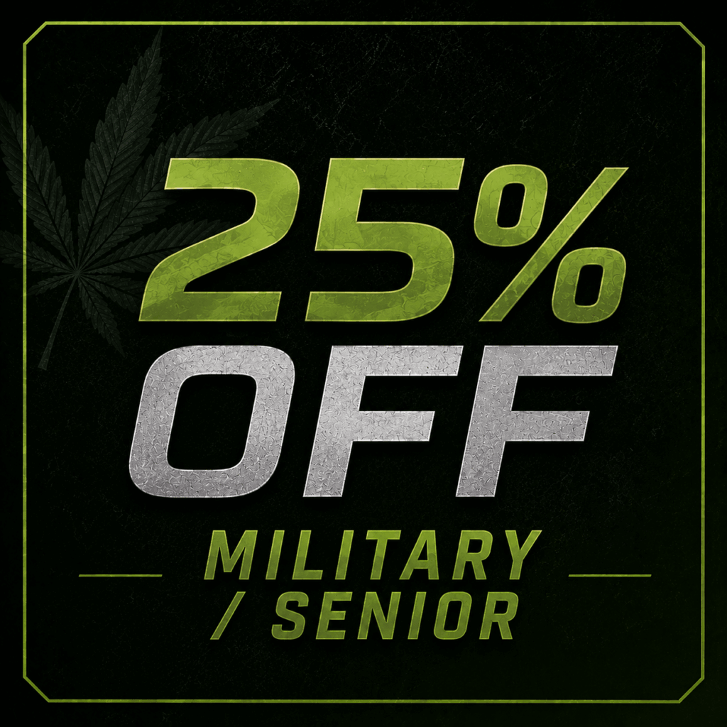 25% off for military members and seniors.